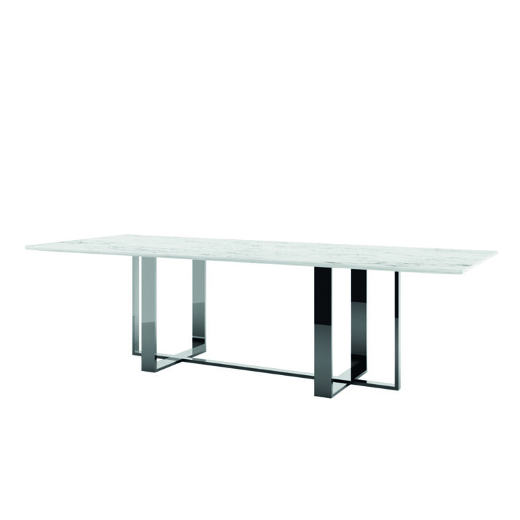 zulu_table_black_chrmo_steel_white_marble_luxury_design